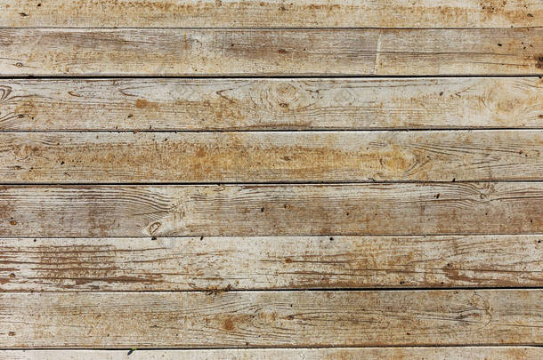 白色破旧的彩绘木板的旧木制背景。背景的旧彩绘纹理<strong>木材</strong>作为一个基础的复古创意设计
