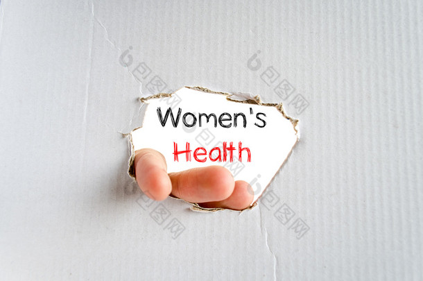 妇女的健康文本概念
