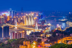 城市建筑景观、夜景和天际线