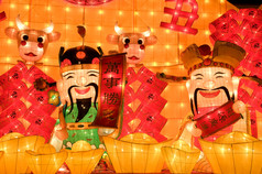 纸制成的艺术品为庆祝中国农历