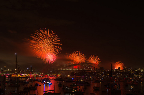 烟花悉尼新年夜 2013年