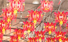 中国传统红灯笼.