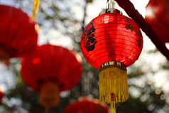 中国的灯笼，中国新的一年. 