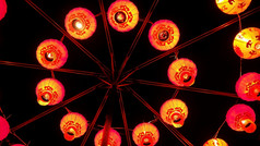 中国新年的红灯笼。中国灯笼.