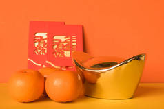 中国新年节日装饰色彩背景. 