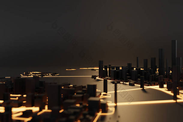 技术大城市;城市和未来主义的技术概念, 奥里格