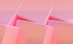 3D粉色简约风格设计，场景讲台模拟演示，3D渲染抽象背景.