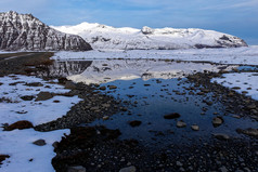 冰岛南部山水风景