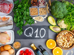 食物的成份包括辅酶Q10 、抗氧化剂、产生细胞能量、抗自由基的产品、支持身体衰老、免疫系统、保持身体强壮和健康.
