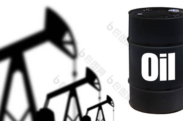 在<strong>石油</strong>钻机后面的一桶<strong>石油</strong>.原油生产。燃料出口。<strong>石油</strong>出口国。欧佩克国家。全球燃料市场。关于燃料产量的协定.