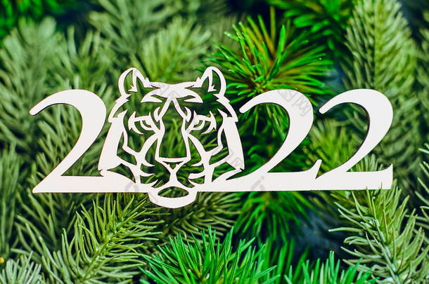 虎年2022,圣诞快乐,新年快乐.