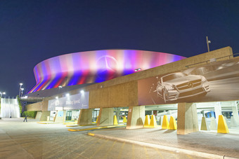 新奥尔良2月mecredes奔驰superdome体育会展中心晚上这的首页体育场的新奥尔良圣人足球团队