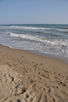美丽的海滩科斯塔的溶胶马贝拉西班牙