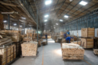 人工作木工厂家具背景模糊模糊工作木工厂