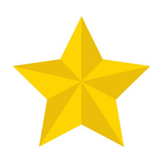 明星黄色的图标向量白色背景