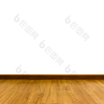 橡木层压板<strong>木条</strong>镶花之地板地板上与白色墙
