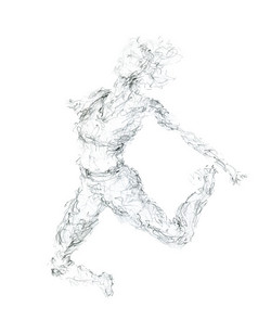 女孩跳舞臀部跳运动设计草图插图女孩跳舞臀部跳运动设计草图