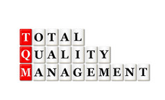 概念上的全面质量管理总计质量管理首字母缩写白色