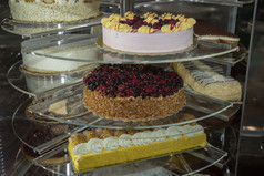 几个类型塞蛋糕内部糕点显示站几个类型塞蛋糕内部糕点显示站