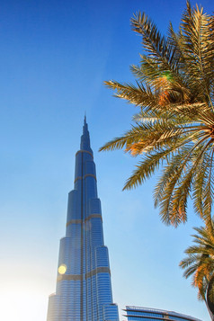 迪拜塔哈利法塔的最高建筑的世界迪拜阿联酋