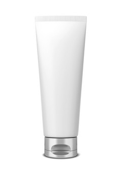 化妆品管插图孤立的白色背景