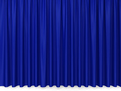 剧院窗帘插图孤立的白色背景