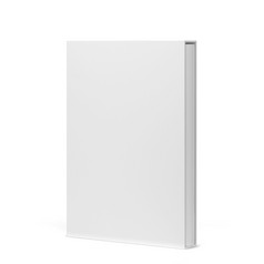 书书套封面模型插图孤立的白色背景