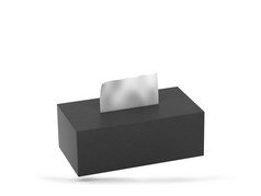 空白组织盒子模型插图孤立的白色背景