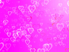 模糊白色心与粉红色的背景情人节rsquo一天概念浪漫的背景与心粉红色的背景