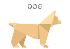 插图折纸狗