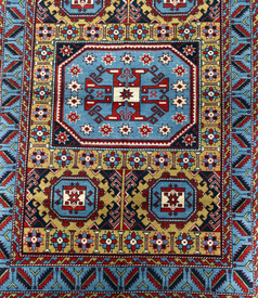 古老的亚美尼亚地毯纹理模式