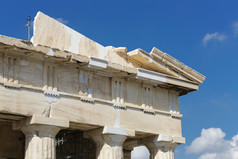 帕特农神庙的卫城的帕特农神庙的卫城雅典希腊