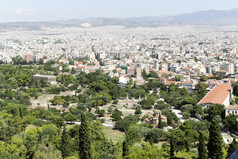的寺庙火神赫菲斯托斯的古老的现在雅典希腊