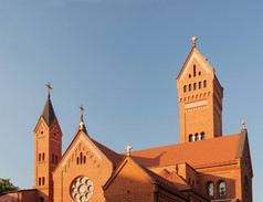 罗马天主教教堂圣人西蒙和海伦娜明斯克白俄罗斯