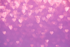 情人节rsquo一天概念粉红色的sparklng散焦浪漫的背景灯心