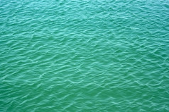 容易波表面绿松石颜色海水平静夏天天气
