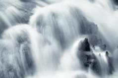 美丽的流流动运动长曝光拍摄瀑布自然背景瀑布背景