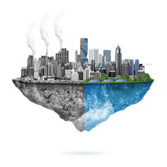 绿色生态城市对污染可持续发展的发展概念绿色生态污染