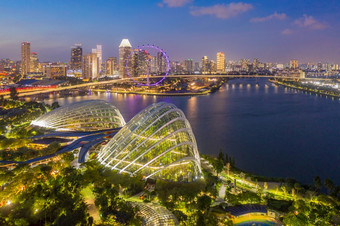 新加坡2月新加坡业务区和城市玛丽娜湾湾位于的中央区域新加坡2月新加坡旅行假期新加坡