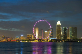 <strong>新</strong>加坡2月<strong>新</strong>加坡摩天轮和业务区和城市玛丽娜湾湾位于的中央区域<strong>新</strong>加坡2月<strong>新</strong>加坡旅行假期<strong>新</strong>加坡