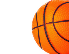 橙色篮子球特写镜头背景