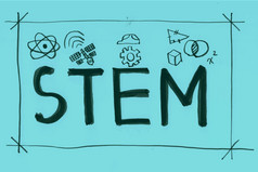 插图阀杆科学技术工程数学教育词排版设计孩子手画styleconcept为网络应用程序横幅设计