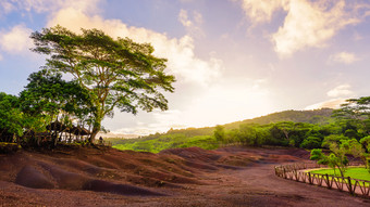 chamarel<strong>七</strong>个<strong>彩色</strong>earthsnatural公园的大多数著名的旅游的地方毛里求斯岛