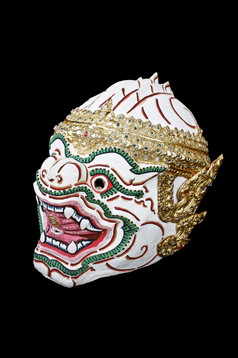 泰国传统的演员面具