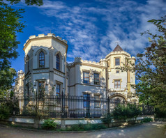 敖德萨乌克兰的又如宫敖德萨乌克兰著名的旅游attractionbuilt的世纪的新哥特式的风格沙阿宫敖德萨乌克兰