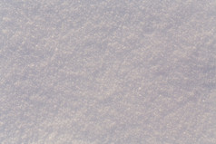 新鲜的冷白色雪纹理为的背景