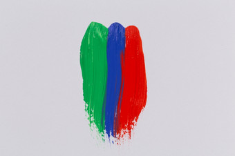 丙烯酸油漆色彩斑斓的刷中风彩虹刷中风集合