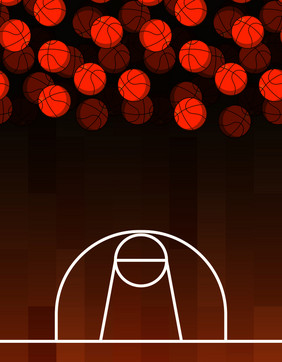 球和篮球法院很多球篮球体育配件