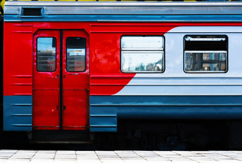 水平充满活力的俄罗斯火车马车细节背景背景水平充满活力的俄罗斯火车马车细节背景回来