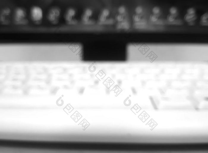 桌面图标监控与键盘散景背景桌面图标监控与键盘散景背景